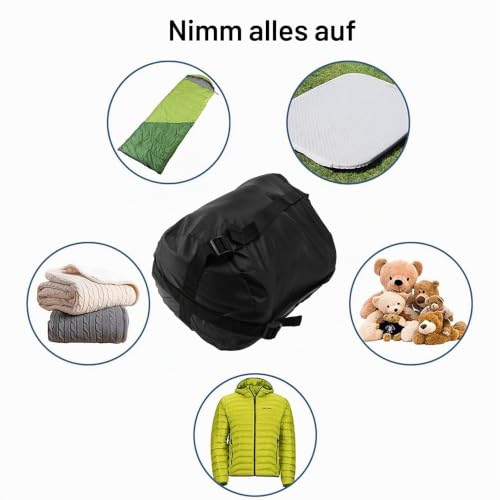 Kopinma Wasserabweisend Packsack - Leichte Kompressionssack für Camping, Wandern und Outdoor-Aktivitäten, Schlafsack Aufbewahrungstasche