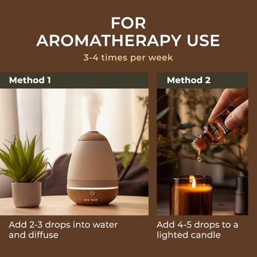 Image of 100% Pure Marjoram Essential Oil - 0.34 Fl Oz - Marjoram Oil for Hair, Skin, Diffuser, Aromatherapy & DIY Candle Making Scent