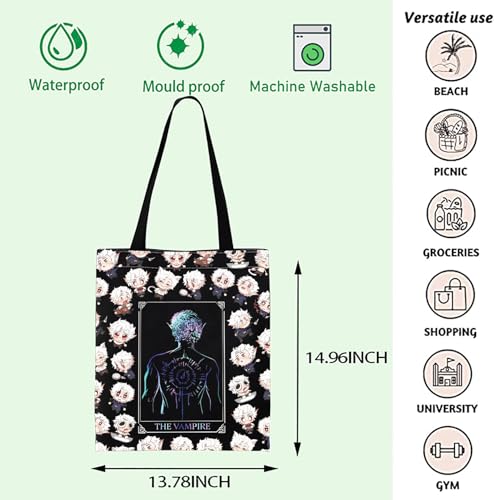 FOTAP BG3 Astarion Merch Shoulder Bag Pale Elf Astarion Inspire Tote Bag Vampire Fan Gift Video Game Gift2
