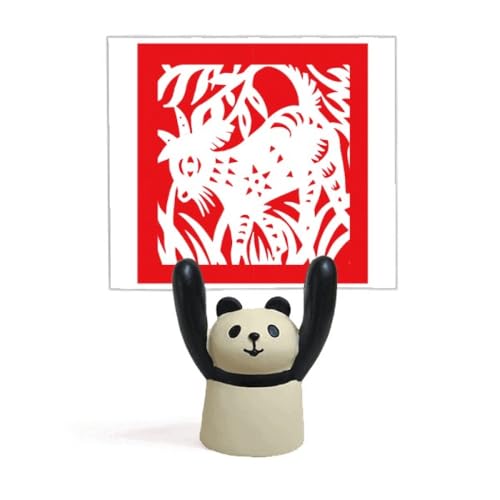 Porte-mémo mouton chinois bloc-notes panda papier découpé 3D