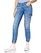 Produktbild ONLY Damen Onlmissouri Life Dnm Reg Ank Car Az16 Jeans, Medium Blue Denim, S / 32L EU