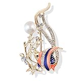 Material: aleación + rhinestone + perla de imitación; Tamaño: 5.5 * 3.5cm