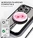 CASETiFY Impact iPhone 17 Pro Max Case [Slim/Wireless Charging Compatible / 8.2 ft. 4X Military Grade Drop Protection] - Lazy Daisy - Clear Black