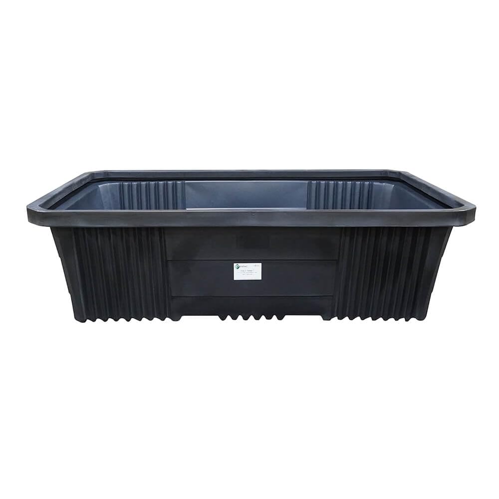 Poly Tank Containment Unit with Drain, Black, 550 Gallon Spill Capacity, 113
