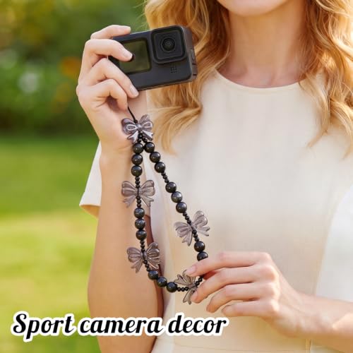 Neptniopllab Phone Charms-1PC Black Bow Charm (Black-Bow,1PC) - image 6
