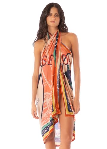 Maaji Women's Standard Pareo, Open Blue3