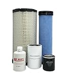 HERO Maintenance Filter Kit For Vermeer BC1000XL Brush Chipper Filters Compatible With OEM