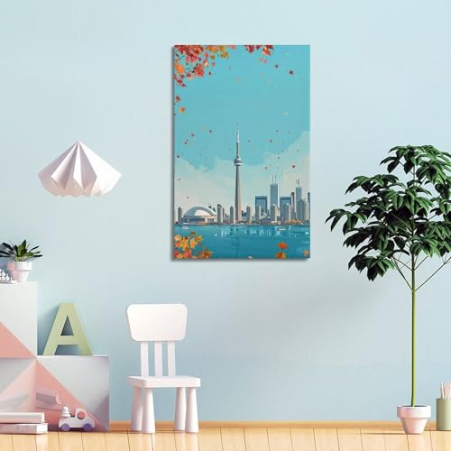 Poster paysage d'automne pour réchauffer un mur blanc avec élégance - 4