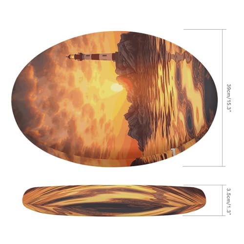 Cojines de silla con faro de mar decorativo para renovar tu oficina o comedor 3