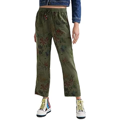 Desigual Women's Mickey Mouse Camoflower Trousers Cover