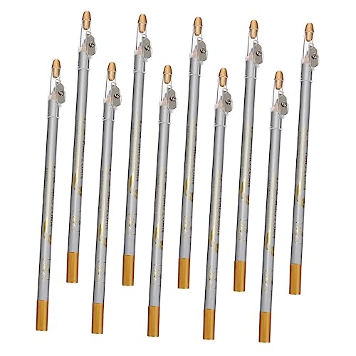 Set de 10 lápices de cejas impermeables con sacapuntas miniatura 1