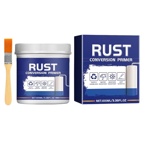 Convertidor de óxido, resistente a la intemperie, pintura de metal antioxidante para exteriores, suministros para el hogar para superficies de acero, hierro, aluminio, tren de rodaje, ruedas, techo