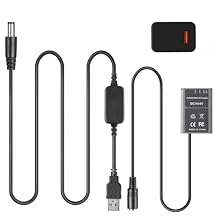 PS-BLS5 Dummy Battery BLS-5 DC Coupler USB Cable for Olympus Pen E-PL7 E-PL5 E-PM2 Stylus 1 1s OM-D E-M10 E-M10 Mark II III