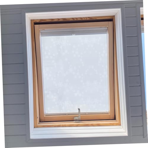 Película de ventana estática en PVC blanca 200x45 cm miniatura 6