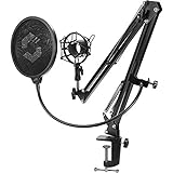 Klangvoll: Der Pop-Filter mit praktischem Goose-Neck sorgt für die klare Sprachübertragung, die beim Streamen oder Gamen benötigt wird