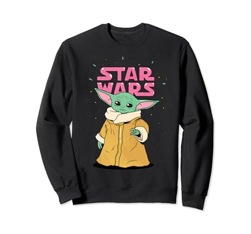 Sweat Star Wars The Mandalorian pull Grogu imprimé dessin animé de la Force