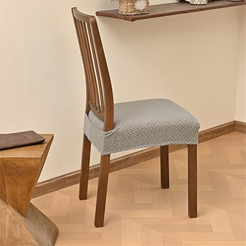 Housse de chaise à rayures extensible pour rénover les sièges - 7