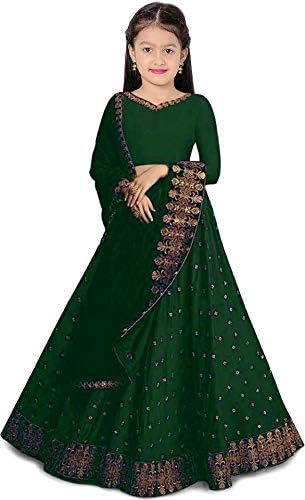 Indian Design Girl’s Tafetta...