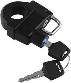 Wakauto Bloqueio De Capacete Com Chave De Bloqueio De 25 Mm Bloqueio De Segurança Do Capacete Bloqueio Do Guiador Blush Bike