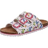 Supersoft Softwaves Hausschuhe Mädchen Schuhe Pantoffeln Leder Weiß Schmetterling