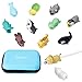 12 Pcs Cable Bites for iPhone Cable Cord Cute Animal Cable Buddies Bite Cable Protector Saver Phone Accessory