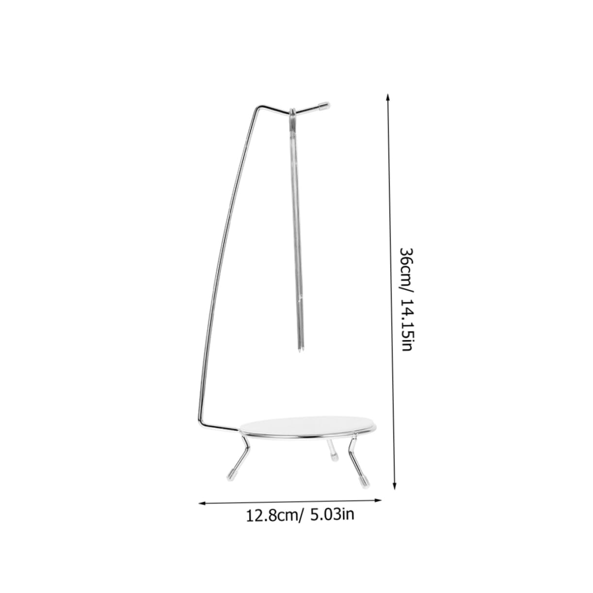 DECHOUS 2Sets Stainless Steel Skewer Hanger Barbecue Rack for Grilling Skewers Kebabs Kitchenware for Easy Storage Cleaning Bbq Supply for