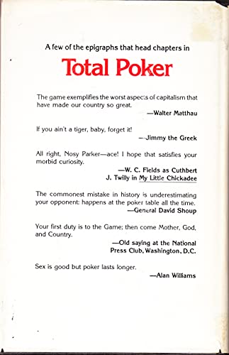 TOTAL POKER 0671224417 Book Cover