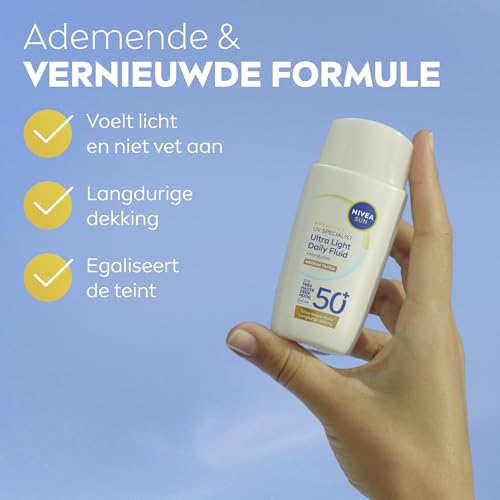 Nivea Sun Gezicht Light Daily Fluid SPF50+ Medium 40 ml - View 5