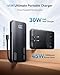 INIU 3-in-1 Portable Charger, 45W 10000mAh Fast Charging Power Bank, Built-in USB C Cable & Foldable Wall Plug, Travel Essentials, Battery Pack for iPhone 17 16 15 Series, Samsung, MacBook, etc.