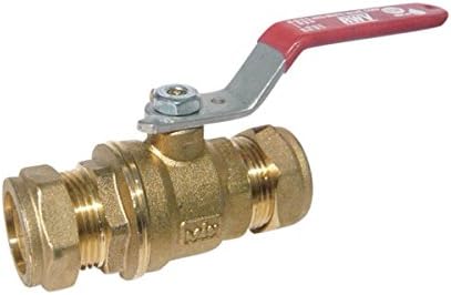 12RW5065AB Lead Free Compression Ball Valve, 1/2"
