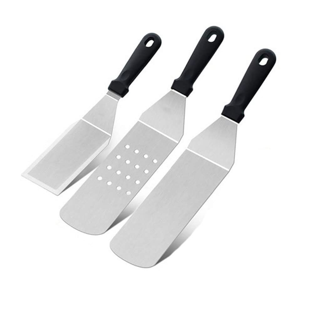 Akcesoria do grilla, zestaw narzędzi do grillowania ze stali nierdzewnej Zestaw do grillowania do kuchni kempingowej 3 szt
