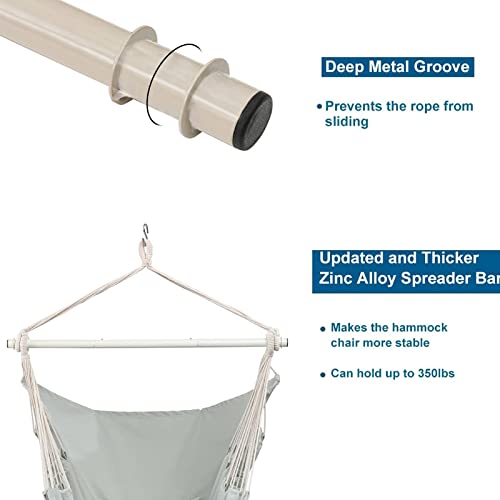 HBselect Sedia sospesa a dondolo senza cuscino