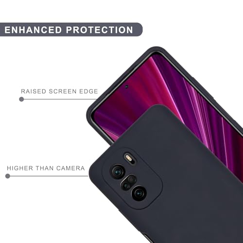 Image of SPRIG Compatible with Mi 11X Premium SilkTone (Liquid Silicone) Back Cover Drop Tested Shock Proof Mobile Case for Men, Women, Boys and Girls with Camera Protection (Charcoal Grey)