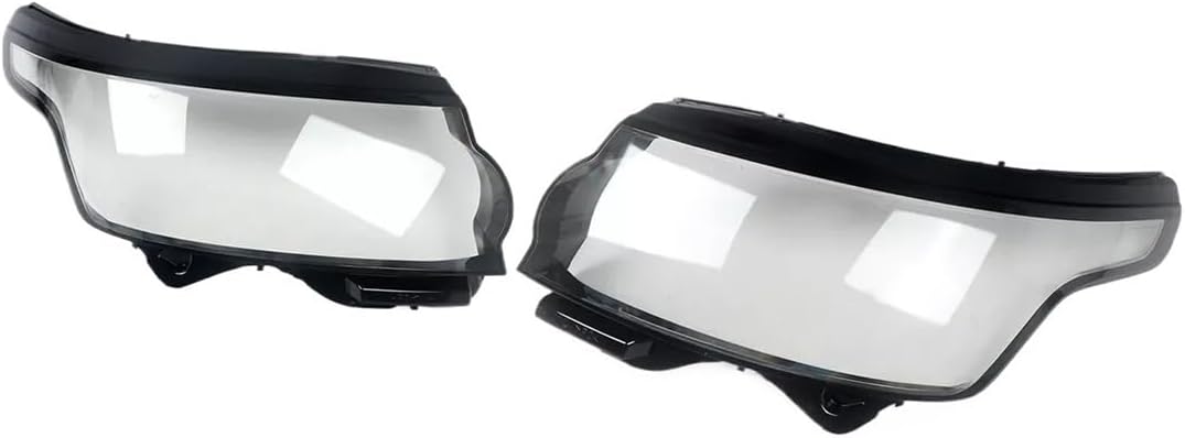 Headlight Lenses Compatible for Land Rover Range Vogue Headlamp Lampshade SV HSE 2014-2017 Left Right Lens Covers Car Lights Shade Shell Replacement(Large)