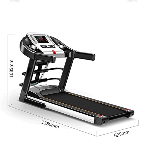 Image of Home Shock-Absorbing Silent Folding Treadmill Smart Fitness Equipment Electric Treadmill (Black)