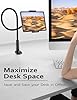Gooseneck Tablet Holder Stand for Bed: Tryone Adjustable Flexible Arm Tablets Mount Clamp on Table Compatible with iPad Air Mini | Galaxy Tabs | Kindle Fire | Switch or Other 4.7-10.5" Devices #1