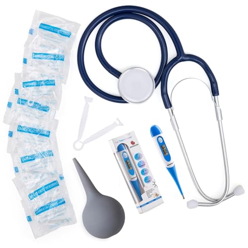 REDDOUDOU Deluxe Whelping Kit, Delivery of Kitten and Puppy Whelping Kit with Feeding Nipple Stethoscope Aspirator Puppy ID Bands etc Complete Full Kit - Thumbnail 3