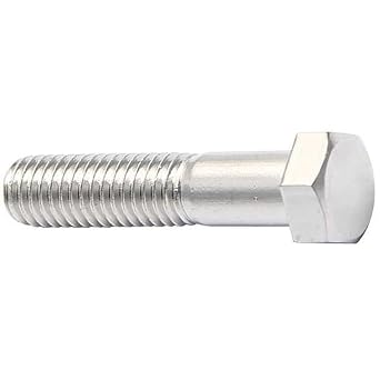 18-8, 7/16"-14 Hex Head Cap Screw, Plain Stainless Steel, 2 in L, 10 PK FBHEXB716142P10-1 Each