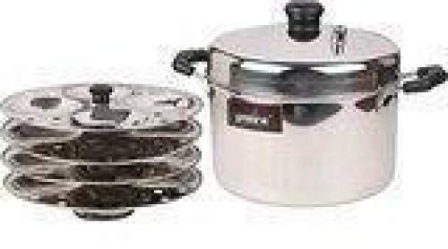 Vinod Stainless Steel Idli Cooker with 6 Plates Stand 24 Idly