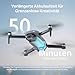 Ameta Drohne mit Kamera 4K und GPS, S50 Lite FPV Drohne für Kinder und Erwachsene mit Auto Return/ 50 Minuten Flugzeit/Follow Me/Intelligent Mode/Gestensteuerung/ 500M Reichweite, Unter 249g