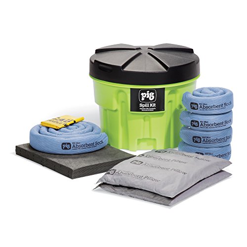 Image of PIG Spill Kit in 20-Gallon High-Visibility Container | 12 Gallon Absorbency | KIT264