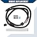 Hihaha 120cm Universal Automotive Switched Fuse Bypass Kit/Fuse Bypass Switch/Durable / 1 pcs Black