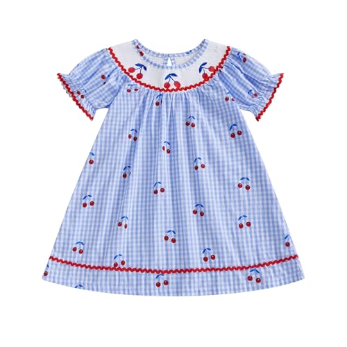 Toddler St. Patrick's Day Clover Smocked Dress