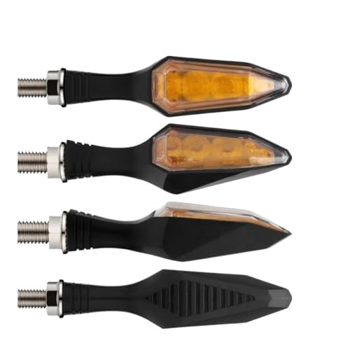 Indicador LED de señales de giro intermitente para motocicleta 2 Uds