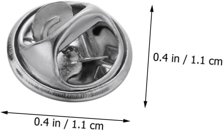 Tofficu 1500sets Butterflies Clutch Tie Tacks Pin Back Locking Keepers Replacement Brooch Accessories for Crafts Easy to Use and Secure for Lapel and Jewelry
