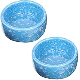 UKCOCO Keramiknapf 2 Stück für Hamster und Kleintiere Langlebig und rutschfest mit Einfachem...