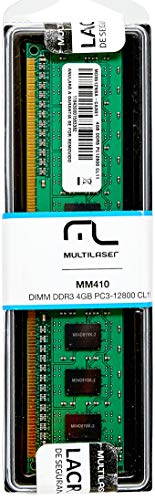 Placa De Memória Multilaser Dimm Ddr3 4Gb Pc312800 - MM410