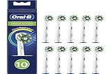 Oral-B Cross Action Electric Toothbrush Head with CleanMaximiser Technology, Angled Bristles for Dee