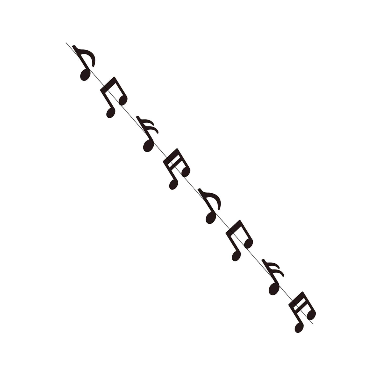 Musical Notes Party Decorations for Enhancing Music Atmospheres At Event Recycled User Friendly Paper Pendant Music Theme Party Decorations