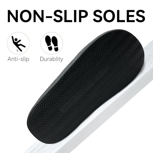 Image of Men House Slippers Memory Foam Slippers for Women Casual Warm House Ladies Woman Indoor Outdoor Non Slip Cozy Men Bedroom Soft Shoes Size Navy Blue